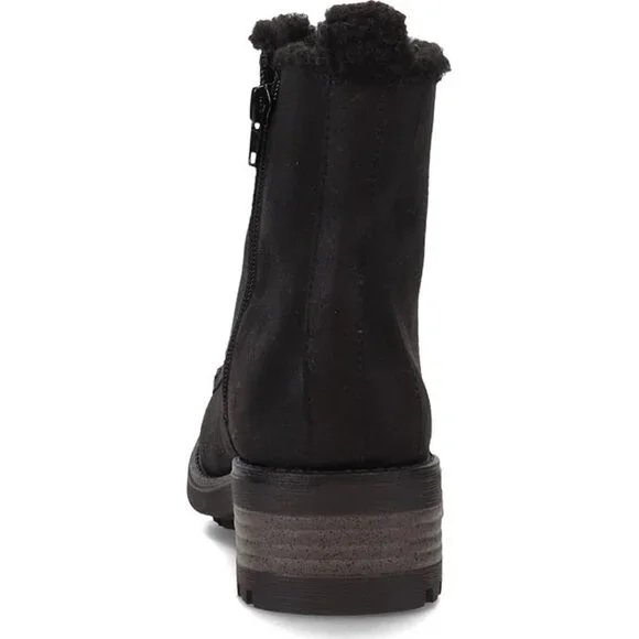 LifeStride Women's Kunis Cozy Winter Combat Snow Boots Lace-up Black Size 6.5 - Picture 4 of 7